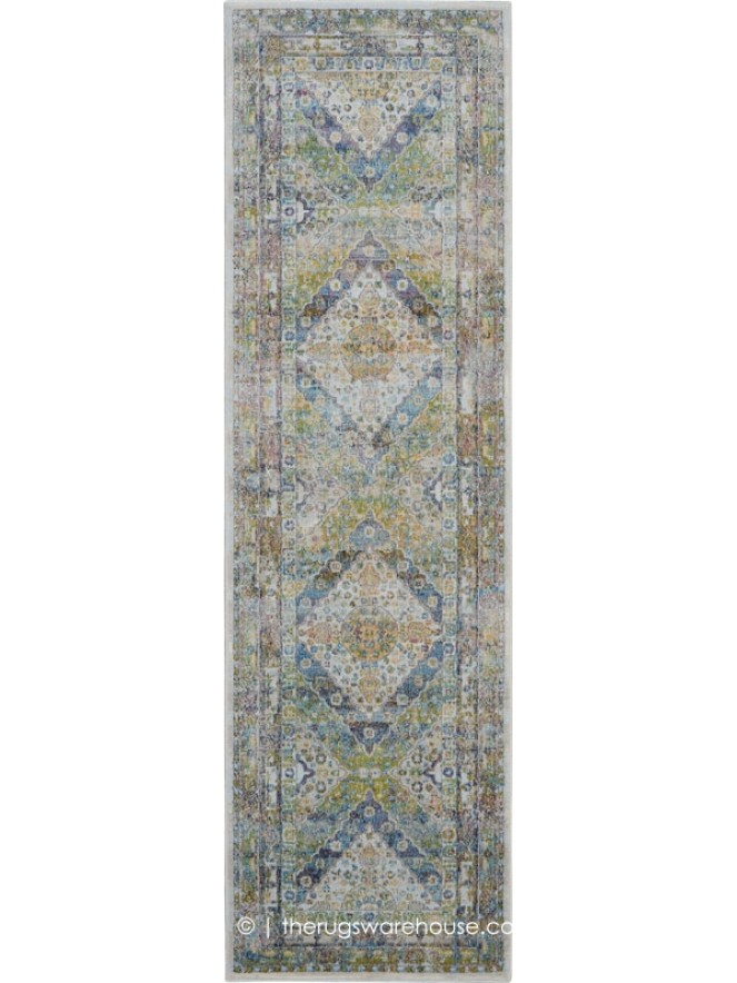 Ankara Blue Green Runner - 6