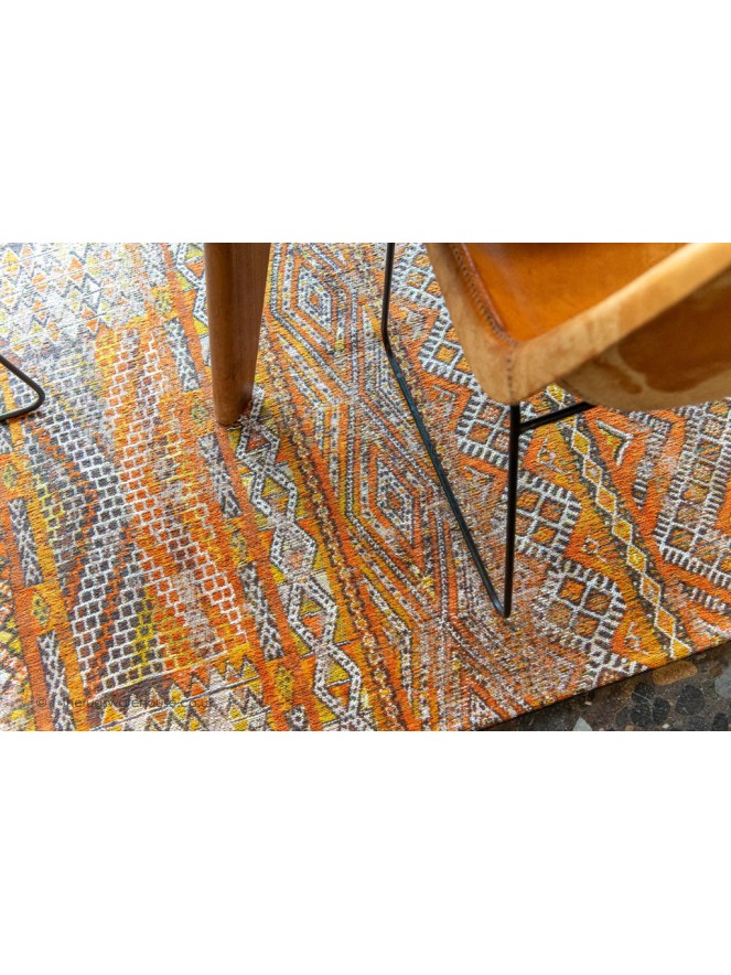 Riad Orange Rug - 4