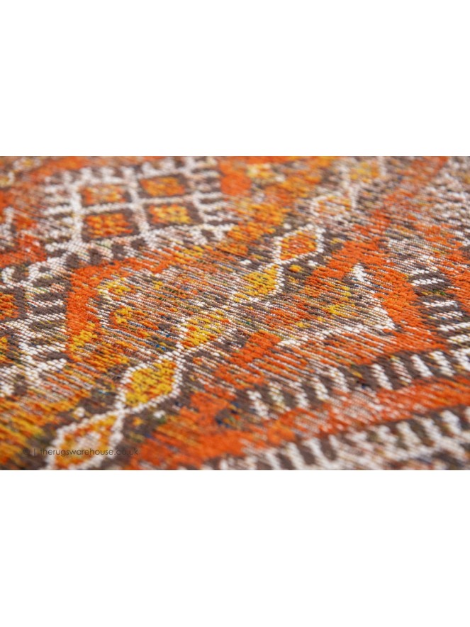 Riad Orange Rug - 6