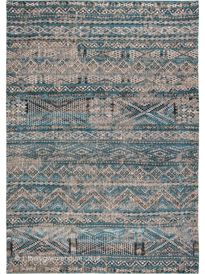 Zemmuri Blue Rug - 9