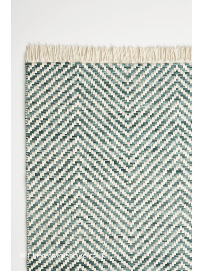 Twill Teal Rug - 3