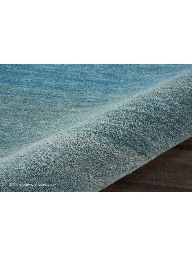 Linear Glow Aqua Rug - 4