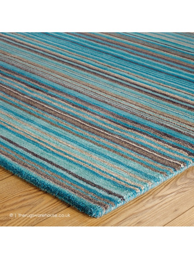 Carter Teal Rug - 3