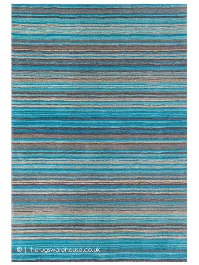 Carter Teal Rug - 5