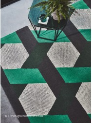 Camden Geo Green Rug - Thumbnail - 2