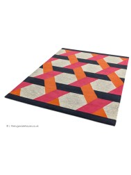 Camden Geo Orange Rug - Thumbnail - 2