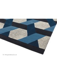 Camden Geo Blue Rug - Thumbnail - 3