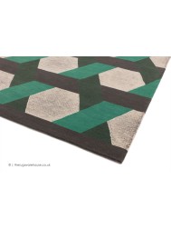 Camden Geo Green Rug - Thumbnail - 3