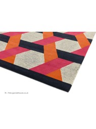 Camden Geo Orange Rug - Thumbnail - 3