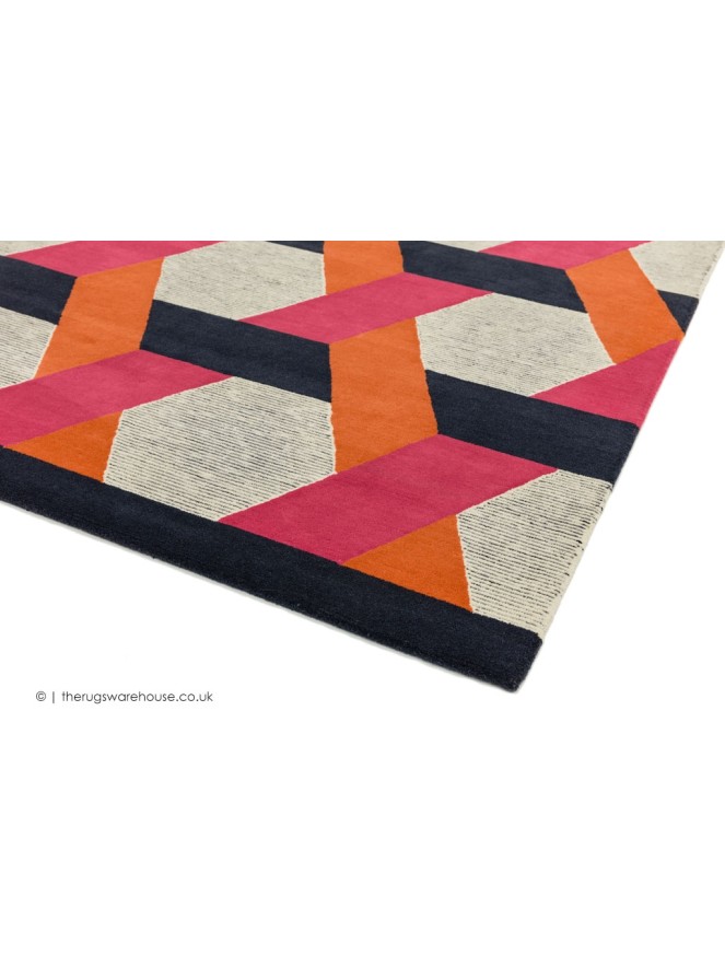 Camden Geo Orange Rug - 3