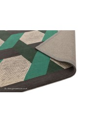 Camden Geo Green Rug - Thumbnail - 4