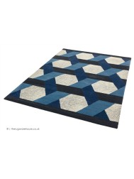 Camden Geo Blue Rug - Thumbnail - 6