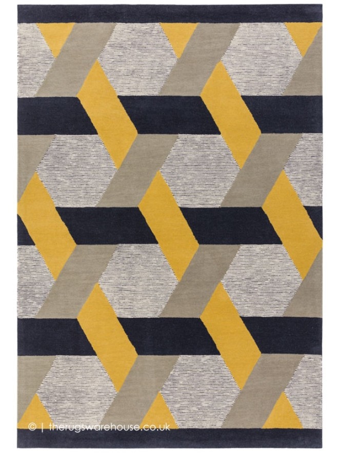 Camden Geo Gold Rug - 6