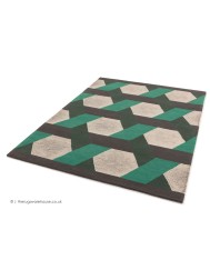 Camden Geo Green Rug - Thumbnail - 6