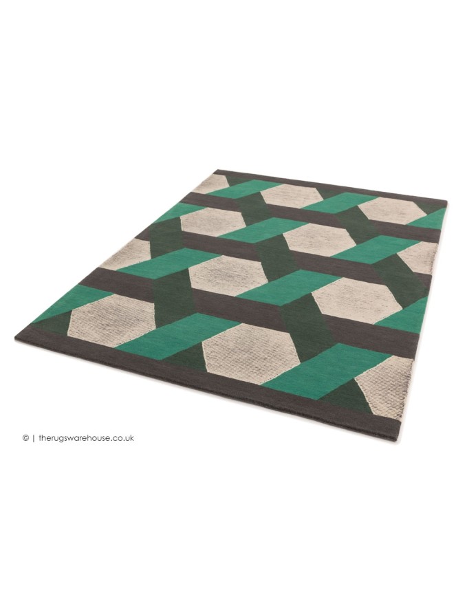 Camden Geo Green Rug - 6