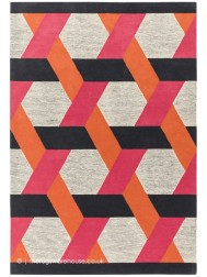 Camden Geo Orange Rug - Thumbnail - 6