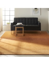 Linear Glow Cumin Rug - Thumbnail - 7