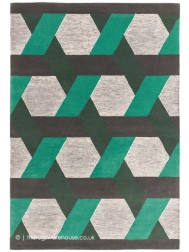 Camden Geo Green Rug - Thumbnail - 7