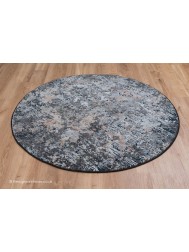 Yega Dark Mix Circle Rug - Thumbnail - 2