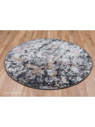 Yega Grey Mix Circle Rug - Thumbnail - 2