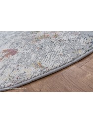 Tibesti Grey Mix Circle Rug - Thumbnail - 3