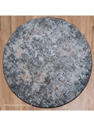 Yega Dark Mix Circle Rug - Thumbnail - 7