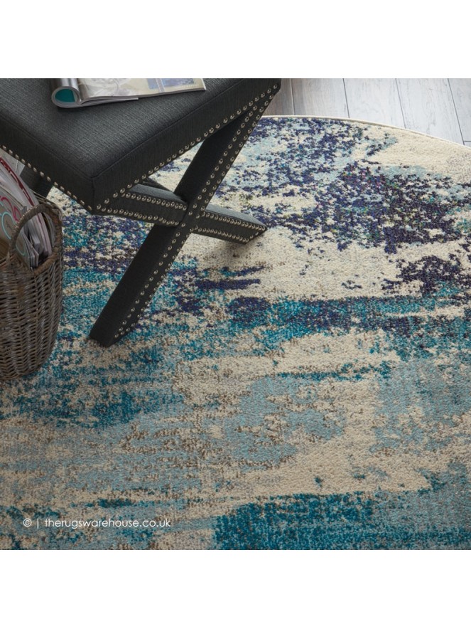 Celestial Ocean Circle Rug - 3