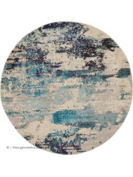 Celestial Ocean Circle Rug - Thumbnail - 6