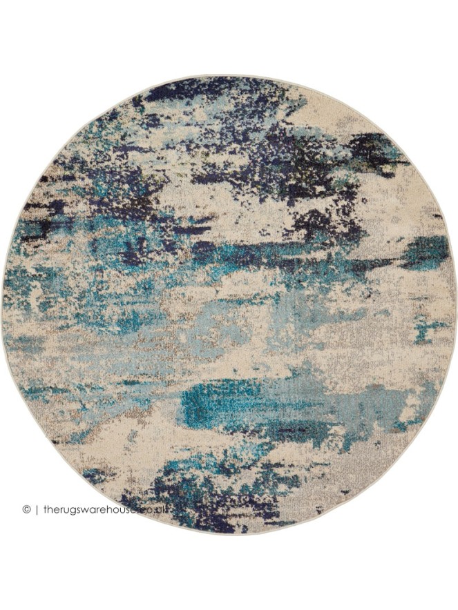 Celestial Ocean Circle Rug - 6