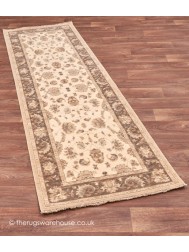 Chobi Ivory Brown Runner - Thumbnail - 2