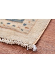 Chobi Ivory Blue Rug - Thumbnail - 3