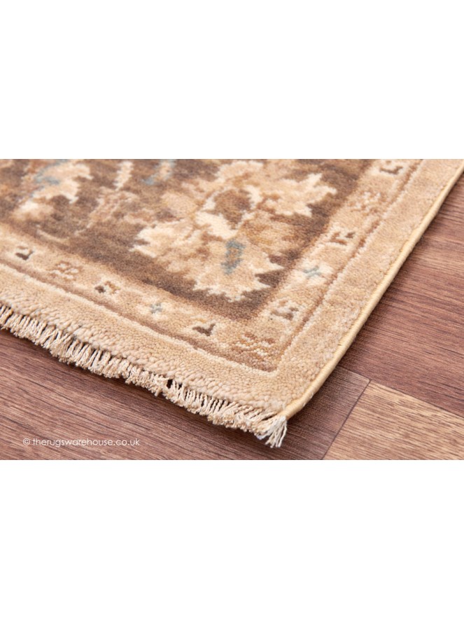 Chobi Ivory Brown Runner - 4