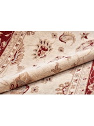 Chobi Ivory Red Rug - Thumbnail - 4