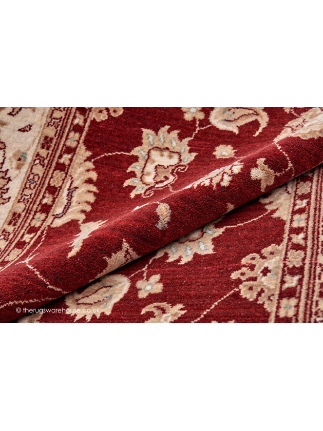 Chobi Red Rug - 4