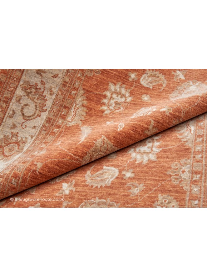 Chobi Rust Rug - 4