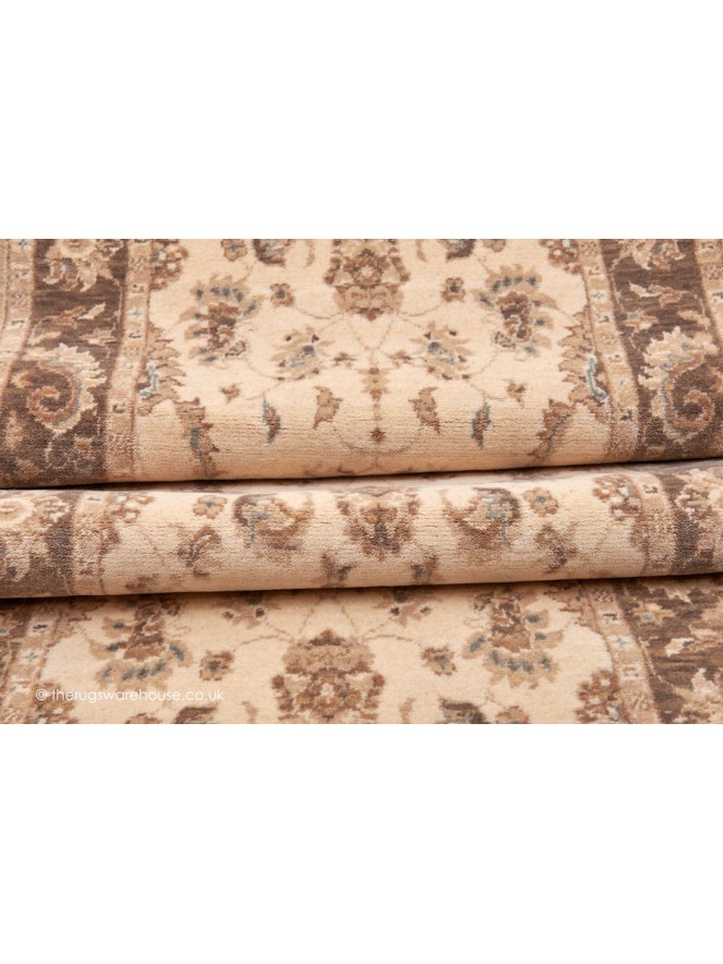 Chobi Ivory Brown Runner - 5