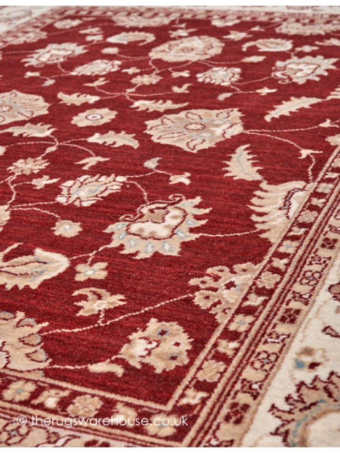 Chobi Red Rug - 5