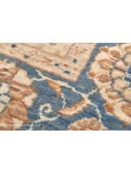 Chobi Ivory Blue Rug - Thumbnail - 6