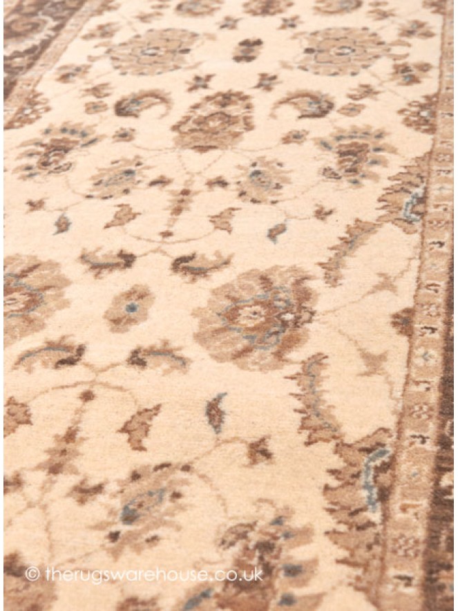 Chobi Ivory Brown Runner - 6