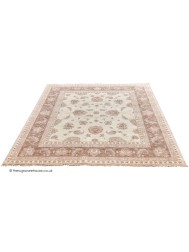 Chobi Ivory Brown Rug - Thumbnail - 7