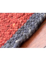 Mauritius Red Grey Rug - Thumbnail - 3