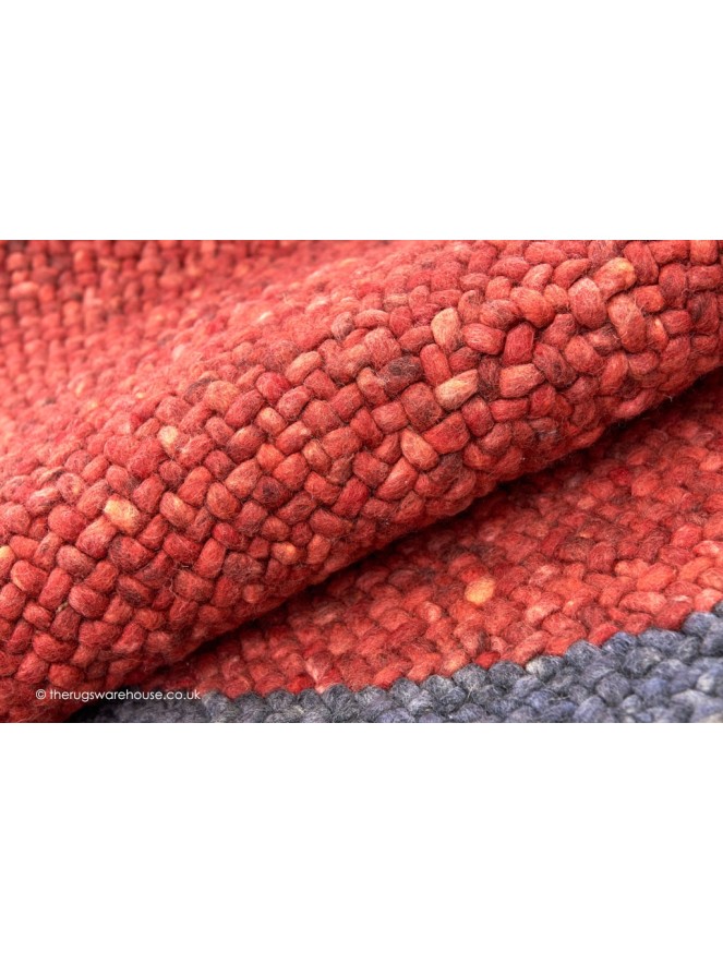 Mauritius Red Grey Rug - 4