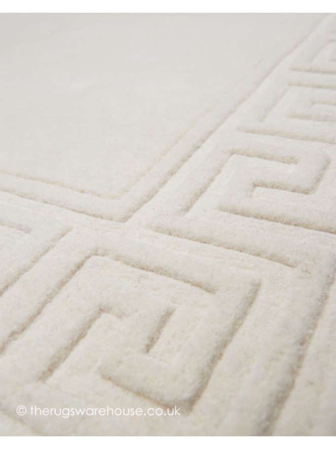 Classic Greek Key Ivory Rug - 6