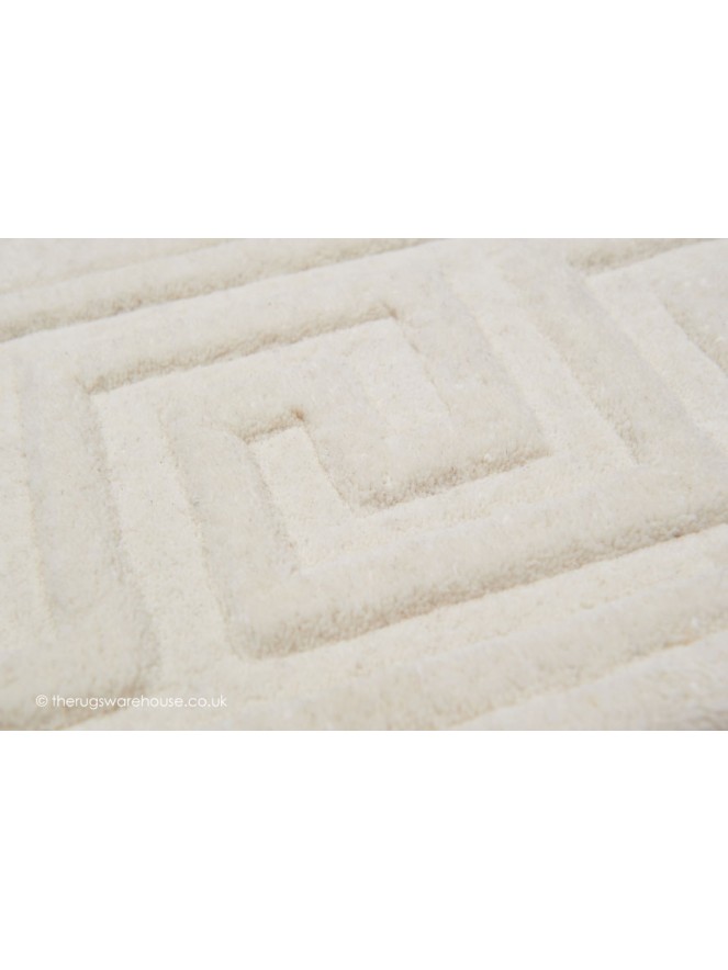 Classic Greek Key Ivory Rug - 6