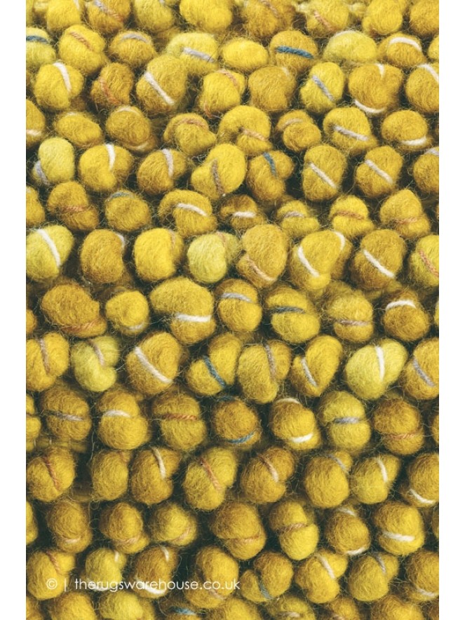 Pinstripe Yellow Rug - 3