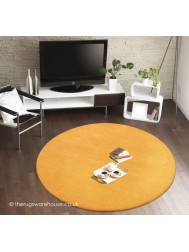 Comfort Yellow Circle Rug - Thumbnail - 2