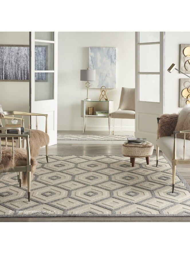 Cozumel Diamond Cream Rug - 3