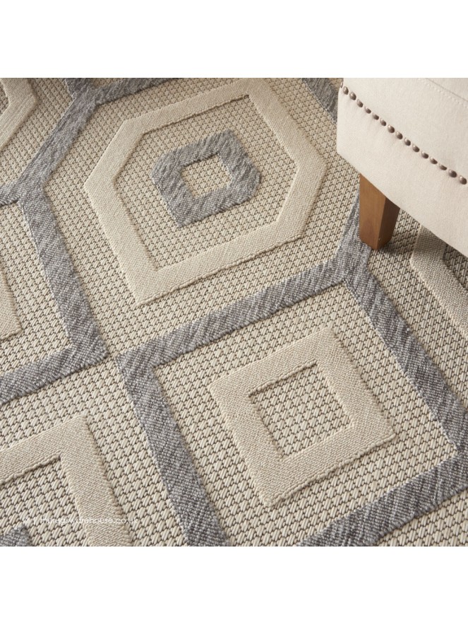 Cozumel Diamond Cream Rug - 4