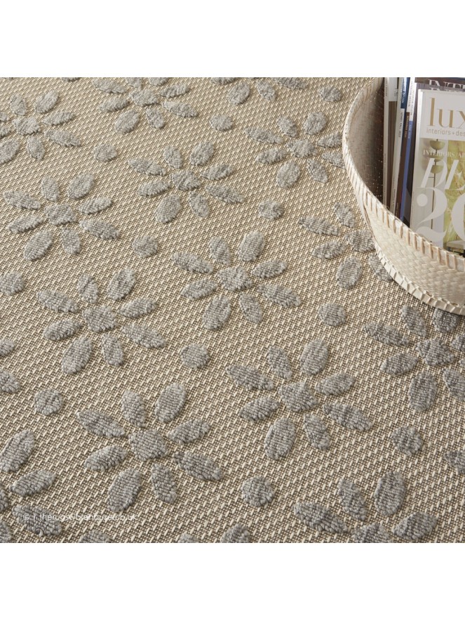 Cozumel Blossom Cream Rug - 7