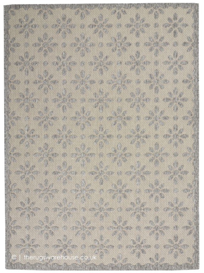 Cozumel Blossom Cream Rug - 9